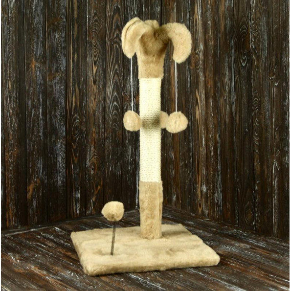 Когтеточка Арлекин, сизаль бежевая -
                                                        Фото 6