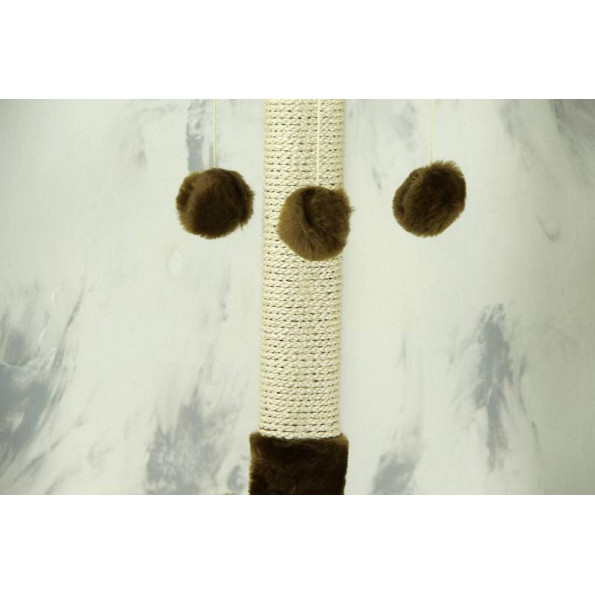 Когтеточка Арлекин, сизаль бежевая -
                                                        Фото 7