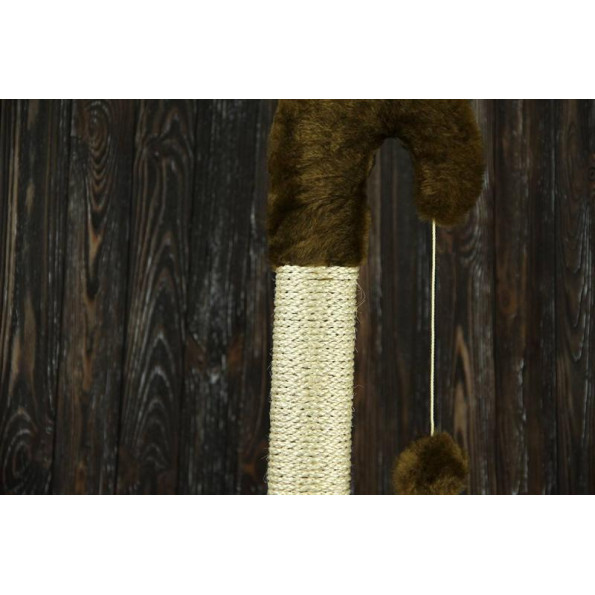 Когтеточка Гном, сизаль 3737,см Коричневая -
                                                        Фото 4