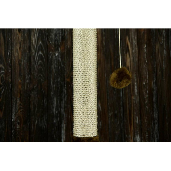 Когтеточка Гном, сизаль 3737,см Коричневая -
                                                        Фото 6