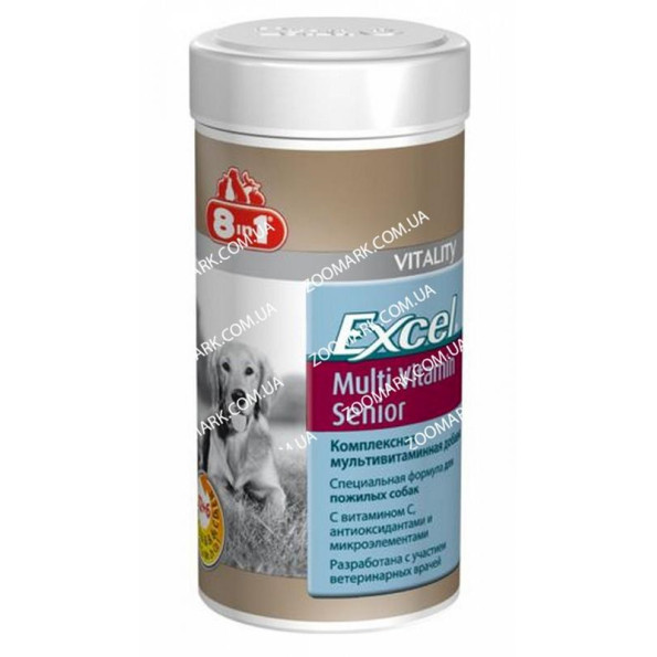 8 in 1 Multi Vitamin Senior мультивитамины для стареющих собак, 70 таблеток 8 in 1 Multi Vitamin Senior 108696 70 таблеток 8 in 1 Multi Vitamin Senior мультивитамины для стареющих собак, 70 таблеток 8 in 1 Multi Vitamin Senior 108696 70 таблеток