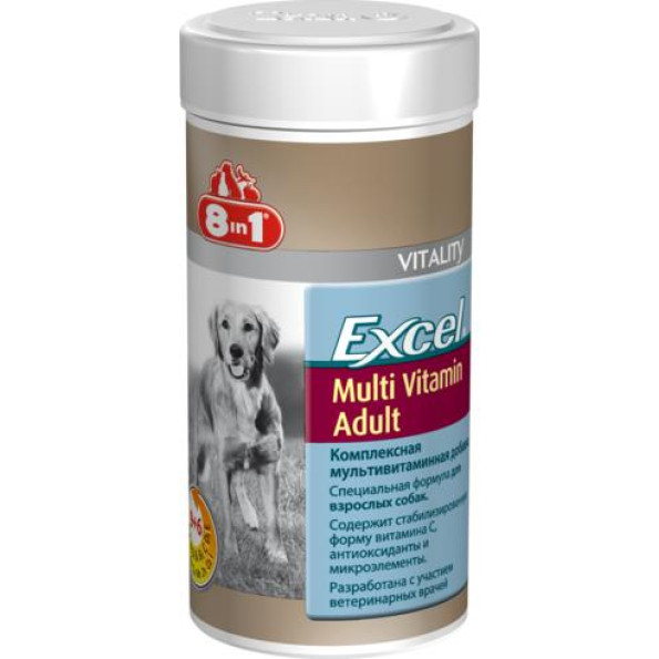 8 in 1 Multi Vitamin Adult мультивитамины для взрослых собак, 70 таблеток 8 in 1 Multi Vitamin Adult 108665 70 таблеток 8 in 1 Multi Vitamin Adult мультивитамины для взрослых собак, 70 таблеток 8 in 1 Multi Vitamin Adult 108665 70 таблеток