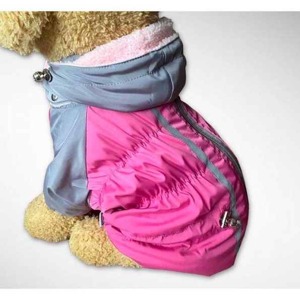 Куртка для собак Піон для собак дівчат DogLove рожева XS -
                                                        Фото 2
