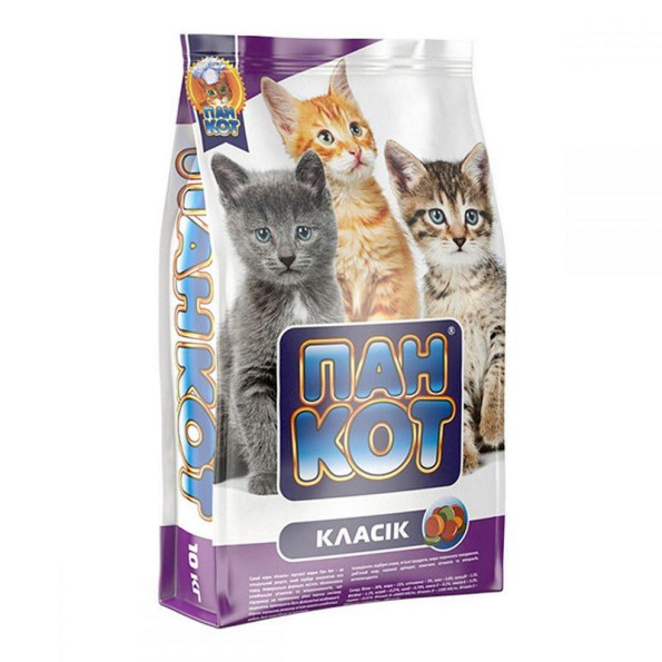 Пан-Кіт Класик сухий корм для кішок 10 кг