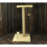 Когтеточка для кота Соло бежевая Джут