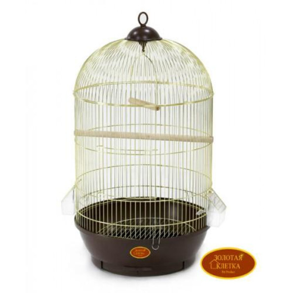 Клетка для птиц DIVA полукруг Gold
