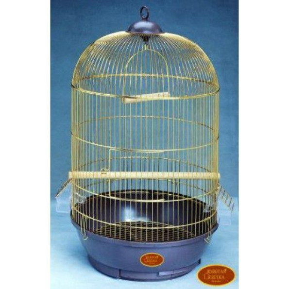 Клетка для птиц DIVA полукруг Gold -
                                                        Фото 2