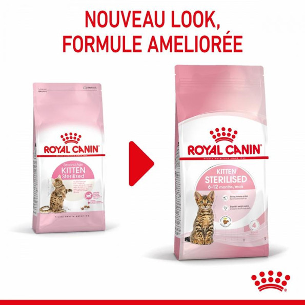 Royal Canin Kitten Sterilised для стерилизованных котят от 6 до 12 мес 2 кг -
                                                        Фото 2