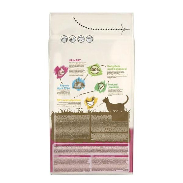 Cat Chow Urinary Tract Health сухой корм для кошек для поддержания здоровья мочевыводящей системы с курицей 1,5 кг -
                                                        Фото 2