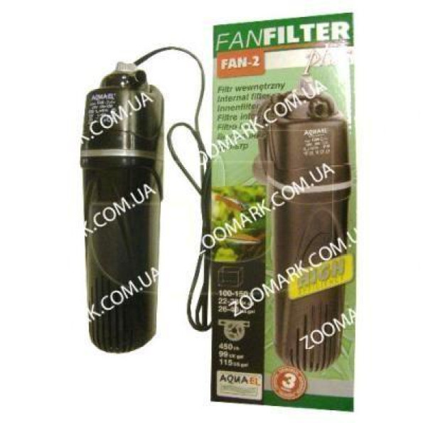 Aquael Fan 2 plus внутрішній фільтр для акваріума 450 лч Aquael Fan 2 plus 450лч Aquael Fan 2 plus внутрішній фільтр для акваріума 450 лч Aquael Fan 2 plus 450лч