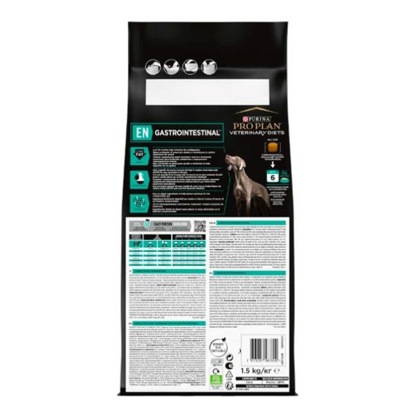 PRO PLAN Veterinary Diets EN Gastrointestinal cухой корм для собак при заболеваниях желудочно-кишечного тракта 1,5 кг -
                                                        Фото 2
