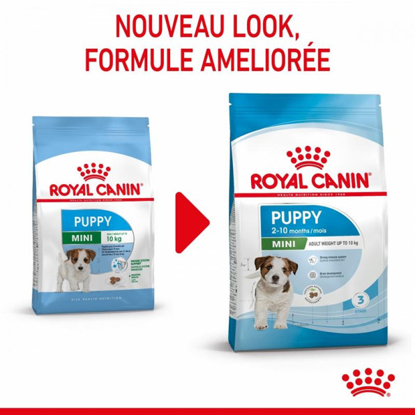 Royal Canin (Роял Канин) Mini PUPPY щенки от 2 до 10 месяцев 800 г -
                                                        Фото 2