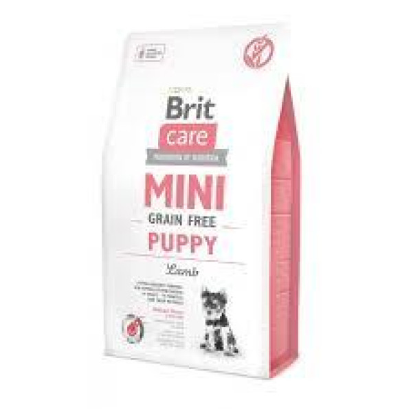 Brit Care GF Mini Puppy Lamb з ягннком для цуценят малих порід 2 кг Brit Care GF Mini Puppy Lamb з ягннком для цуценят малих порід 2 кг