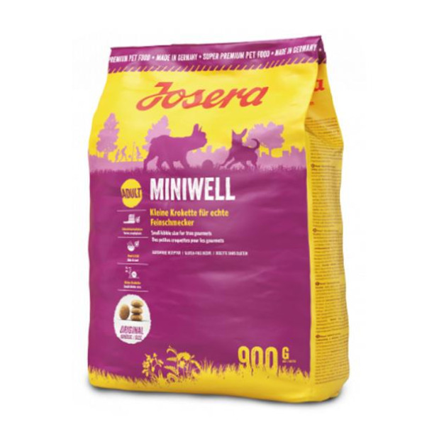 Josera Miniwell сухий корм для собак 900г Josera Miniwell сухий корм для собак 900г