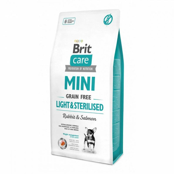 Brit Care Mini Light Sterilised корм для стерилизованных собак малых пород 2 кг Brit Care Mini Light Sterilised корм для стерилизованных собак малых пород 2 кг
