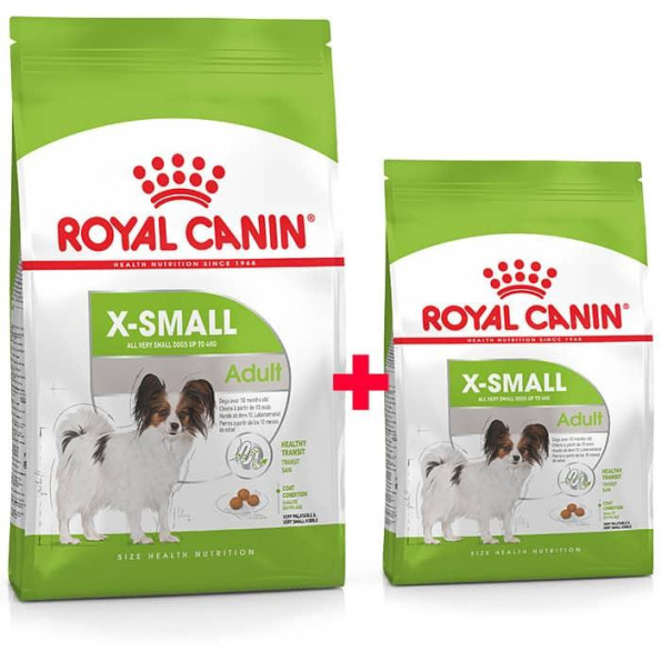 Акция Сухой корм Royal Canin X-Small Adult 1,5кг + 500г в подарок Акция Сухой корм Royal Canin X-Small Adult 1,5кг + 500г в подарок
