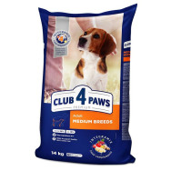 Акція Club 4 paws (Полуб 4 лапи) Medium Bread Duck для собак середніх порід з качкою 14 кг