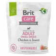 Корм для собак малих порід Brit Care Dog Sustainable Adult Small Breed з куркою й комахами 1кг