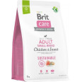Brit Care Dog Sustainable Adult Small Breed Корм для собак малых пород с курицей и насекомыми 3кг