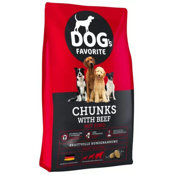Dogs Favorite mit Rind Сухий Корм для собак з яловичиною 15 кг