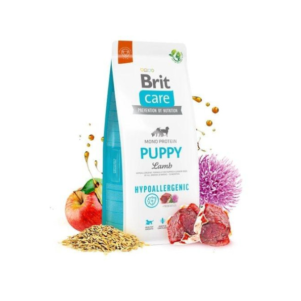 Brit Care Dog Hypoallergenic Puppy Сухой корм для щенков гипоаллергенный с ягненком 1 кг -
                                                        Фото 2