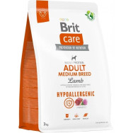 Brit Care Dog Hypoallergenic Adult Medium Breed Сухой корм для собак средних пород гипоаллергенный с ягненком 3 кг