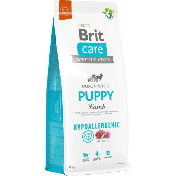 Brit Care Dog Hypoallergenic Puppy Сухий корм для цуценят гіпоалергенний з ягням 12 кг