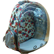 Рюкзак квадратный с иллюминатором ткань 30х37х20 см медвежата Рюкзак квадратный с иллюминатором ткань 30х37х20 см медвежата