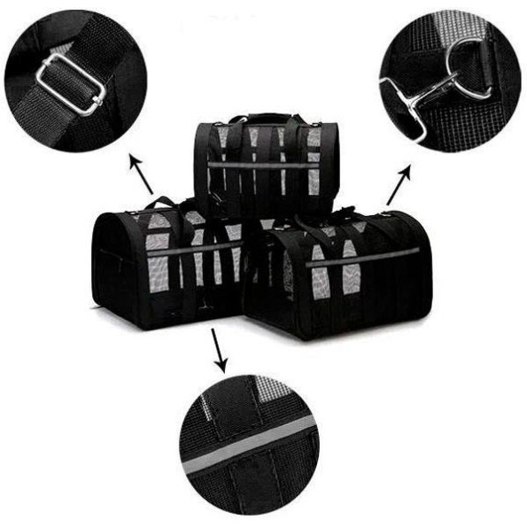 Сумка-ткана сітка 45х26х20 см чорна -
Фото 2 Сумка-ткана сітка 45х26х20 см чорна -
Фото 2