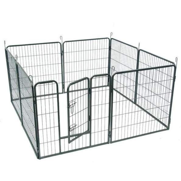 Манеж для собак із плоским покриттям, 8 секцій 80х100х8- вага 21 кг -
                                                        Фото 3