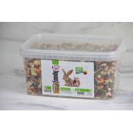 LoLo pets Корм для кроликов и грызунов Ведро фруктовый 1,8 кг 71065 LoLo pets Корм для кроликов и грызунов Ведро фруктовый 1,8 кг 71065