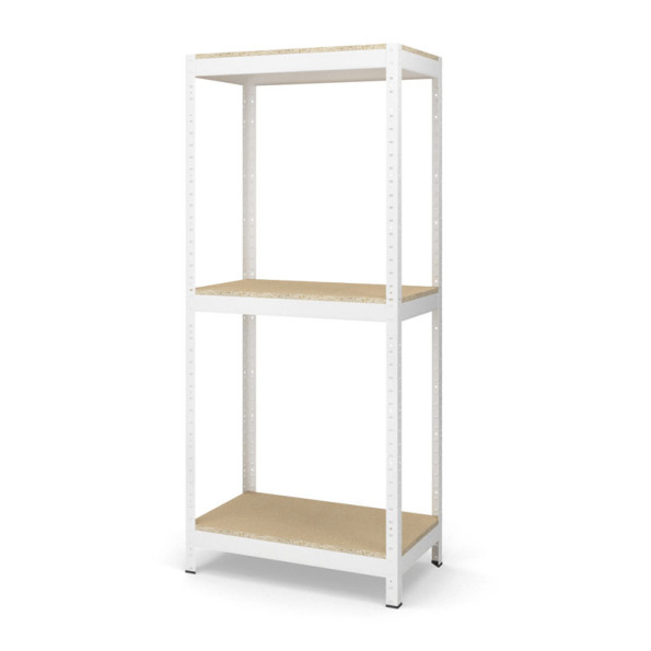 Стелаж металевий 300х60х50 см БІЛИЙ 3 полиці із ДСП ХАРДІ-ПРО-18923 для дому, магазину, складу -
                                                        Фото 2