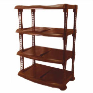 Полиця для взуття ПРЕМІУМ 4 полиці коричнева Полиця для взуття ПРЕМІУМ 4 полиці коричнева