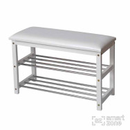 Банкетка деревянная ПРИМА белая