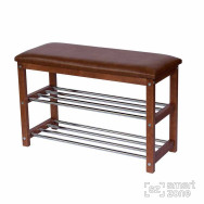 Банкетка деревянная ПРИМА коричневая