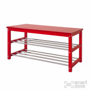 Банкетка деревянная НАХОДКА красная