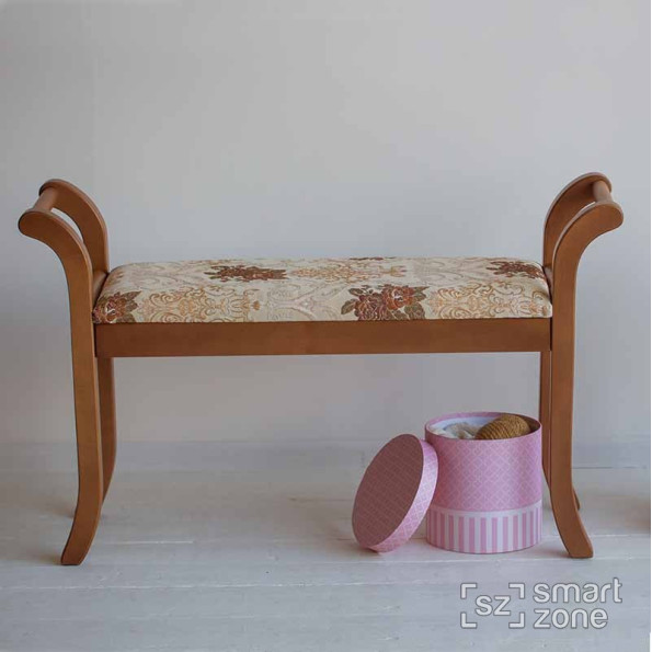 Банкетка с мягкой обивкой РИАЛЬТО коричневая -
                                                        Фото 2