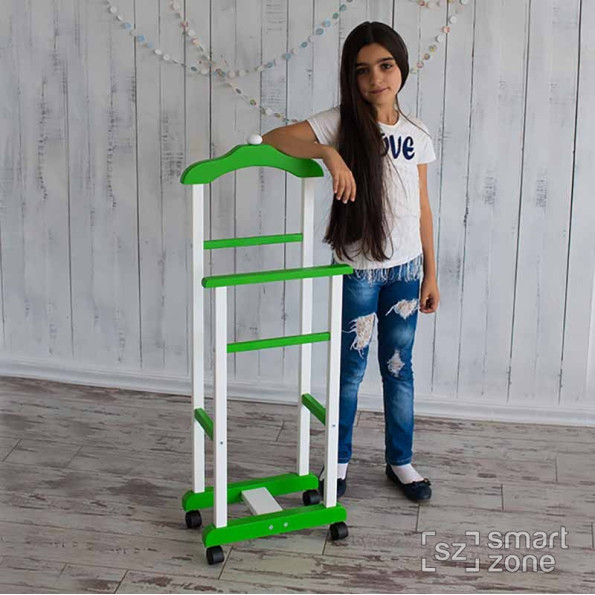 Вішалка підлогова дитяча МАЛЮК зелений -
                                                        Фото 2