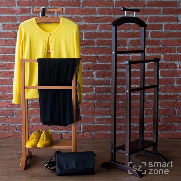 Вешалка для одежды напольная из дерева АЛЬТАИР 2 венге -
                                                        Фото 2