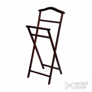 Вешалка для одежды напольная из дерева ЭКОНОМ махагон