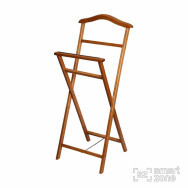 Вешалка для одежды напольная из дерева ЭКОНОМ орех