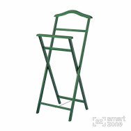 Вешалка для одежды напольная из дерева ЭКОНОМ зеленый