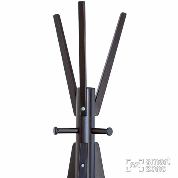 Напольная стойка-вешалка для одежды из дерева ТУН венге -
                                                        Фото 2