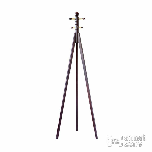 Напольная стойка-вешалка для одежды из дерева ФРИБУР венге Напольная стойка-вешалка для одежды из дерева ФРИБУР венге