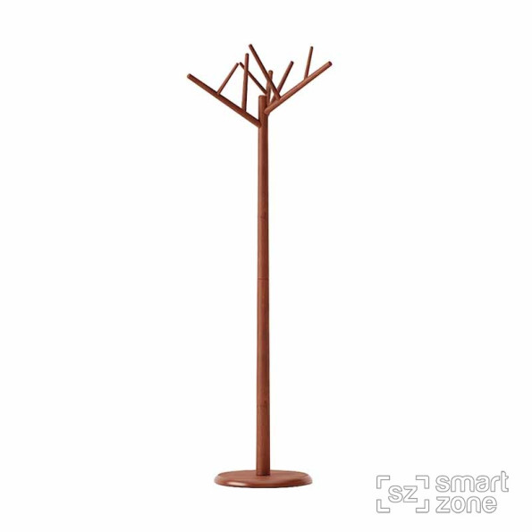 Напольная стойка-вешалка для одежды из дерева СИРИН коричневый