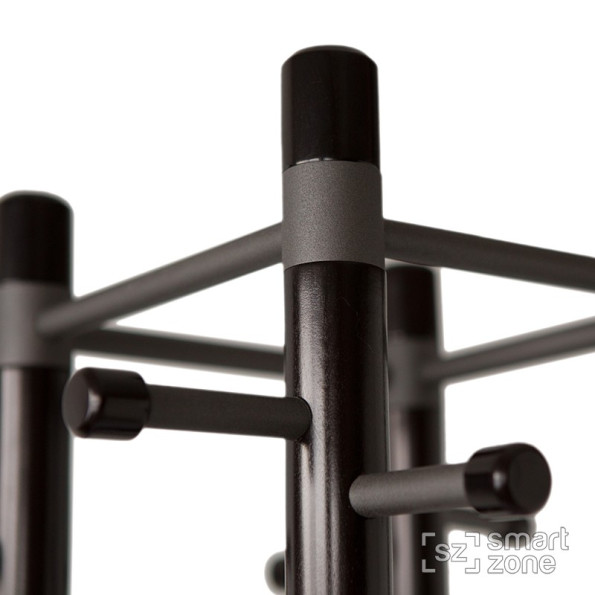 Напольная стойка-вешалка для одежды из дерева РОТТЕРДАМ черный-графит -
                                                        Фото 2