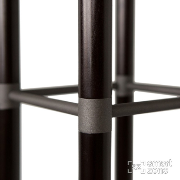 Напольная стойка-вешалка для одежды из дерева РОТТЕРДАМ черный-графит -
                                                        Фото 3