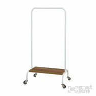 Стійка для одягу ПОМОНА дуб 140x70x48 на колесиках