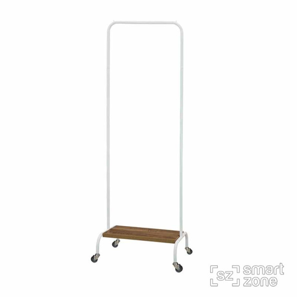 Стойка для одежды деревянная на колесиках ПОМОНА дуб 215x70x48 Напольная вешалка передвижная Стойка для одежды деревянная на колесиках ПОМОНА дуб 215x70x48 Напольная вешалка передвижная