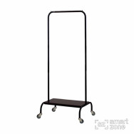 Стійка для одягу ПОМОНА венге 190x70x48 на колесиках